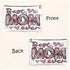 Best Mom Ever Portable Travel Pouch with Zipper for Makeup and Accessories